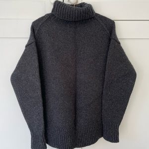 Rag & Bone Charcoal Turtleneck Sweater